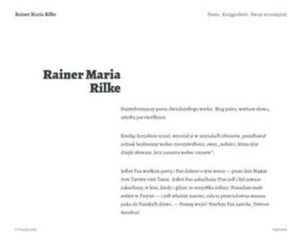 Rilke.pl(Rainer Maria Rilke) Screenshot