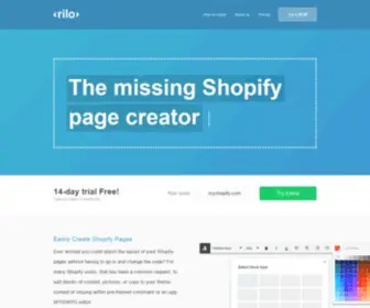 Rilo.co(Design pages) Screenshot