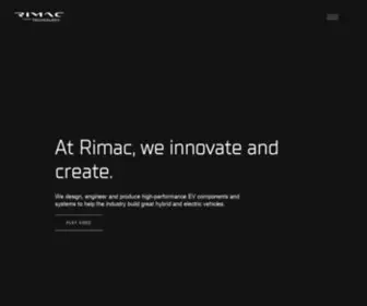 Rimac-Technology.com(Rimac Technology) Screenshot