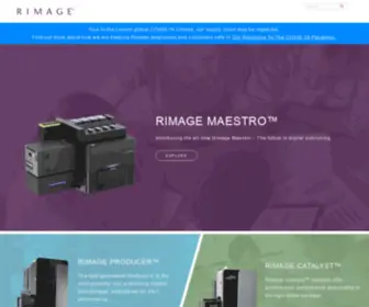 Rimagecorp.com(Disc Publishing System Manufacturer) Screenshot