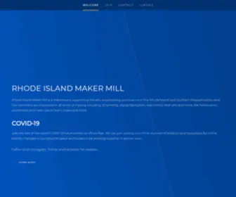 Rimakermill.com(Rhode Island Maker Mill) Screenshot