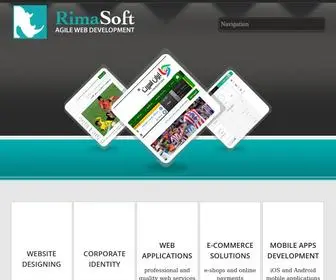 Rimasoft.com.au(RimaSoft Web Design and Development Studio) Screenshot