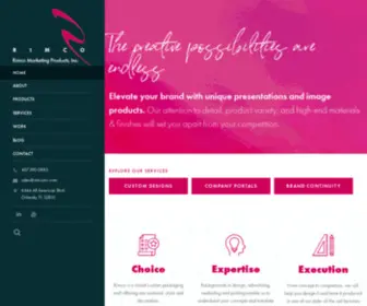 Rimcoinc.com(RIMCO Marketing Products) Screenshot