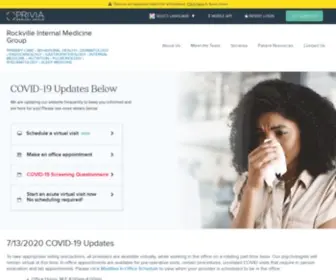 RimGMD.com(Rockville Internal Medicine Group) Screenshot
