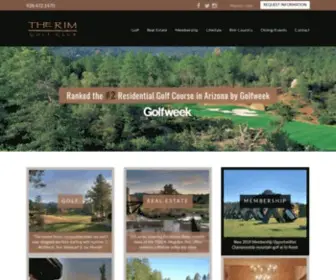 RimGolf.com(The Rim Golf Club) Screenshot