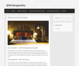 Rimhospitality.com(RIM Hospitality) Screenshot