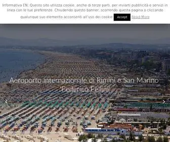 Riminiairport.com(AIRiminum 2014 presenta l'Aeroporto Internazionale 'Federico Fellini' di Rimini) Screenshot