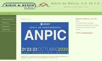 Riminidemexico.com.mx(Rimini de México) Screenshot