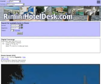 Riminihoteldesk.com(Hotels in Rimini) Screenshot