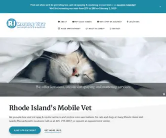 Rimobilevet.com(RI Mobile Vet) Screenshot