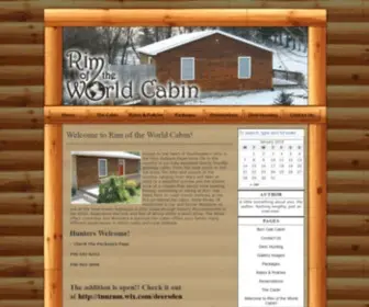 RimoftheWorldcabin.com(This two bedroom cabin) Screenshot