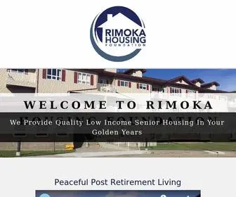 Rimokahousing.ca(Low Income Senior Housing in Ponoka) Screenshot