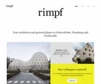 Rimpf.de(Architekten) Screenshot