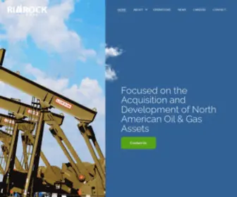 Rimrockoil.com(Development North American Operate Dakota) Screenshot