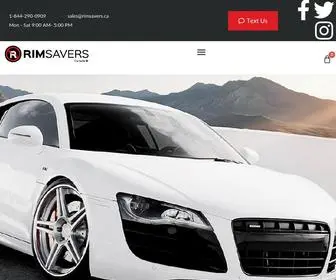 Rimsavers.ca(Rim protection and styling products for cars) Screenshot