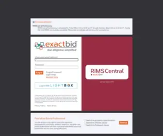 Rimscentral.com(ExactBid) Screenshot