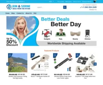 Rimserine.com(Create an Ecommerce Website and Sell Online) Screenshot