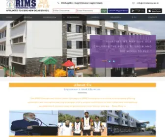 Rimskannur.ac.in(RIMS International School) Screenshot