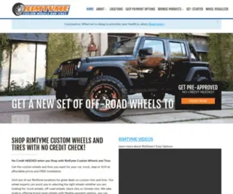 Rimtyme.com(Custom Wheels and Tires at Great Prices) Screenshot