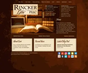 Rinckerlaw.com(Rincker Law) Screenshot