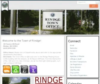 Rindgenh.org(Rindge, NH) Screenshot