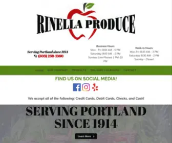 Rinellaproduce.com(Rinellaproduce) Screenshot