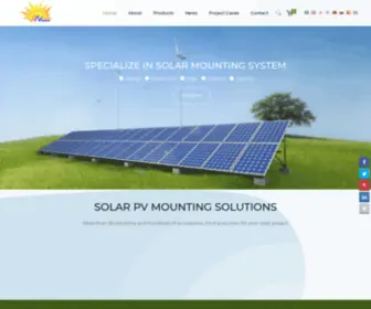 Rinengsolar.com(Customized solar panel mount mid clamp and end clamp) Screenshot