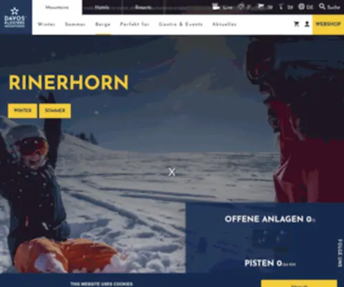 Rinerhorn.ch(Der Geheimtipp) Screenshot