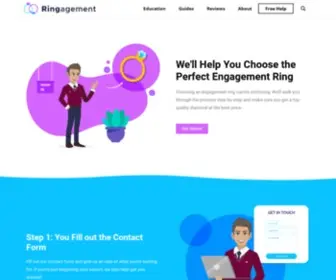 Ringagement.com(Engagement Ring Guides & Education) Screenshot