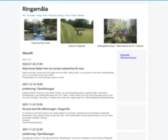 Ringamala.info(Aktuellt) Screenshot