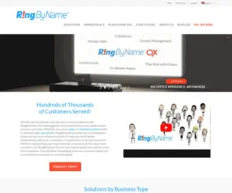 Ringbyname.com(Cloud-Based Phone Service and VOIP Provider) Screenshot