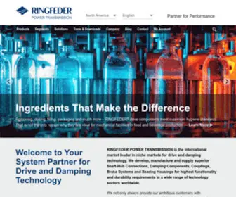 Ringfeder.com(Premium-Quality RINGFEDER®) Screenshot