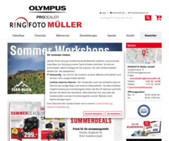 Ringfoto-Mueller.de(RINGFOTO Müller GmbH) Screenshot