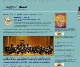 Ringgoldband.com(Quality Concert Band Entertainment Since 1852) Screenshot