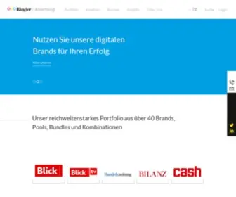 Ringier-Advertising.ch(Ringier Advertising) Screenshot
