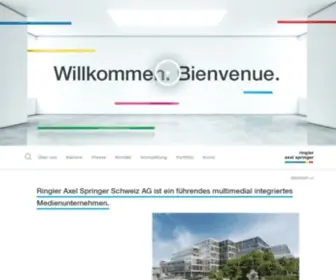 Ringieraxelspringer.ch(Startseite) Screenshot