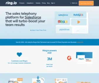 Ringio.com(Salesforce and Zoho CTI) Screenshot