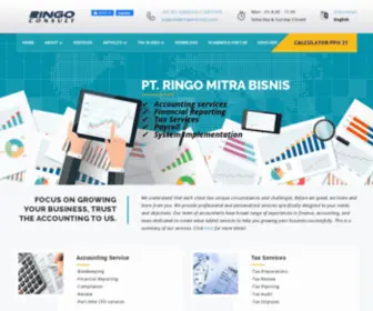 Ringoconsult.com(PT Ringo Mitra Bisnis) Screenshot