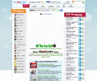 Ringophone.com(Free Ringtones for iPhone and Android) Screenshot