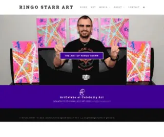 Ringostarrart.com(The Art of Ringo Starr) Screenshot
