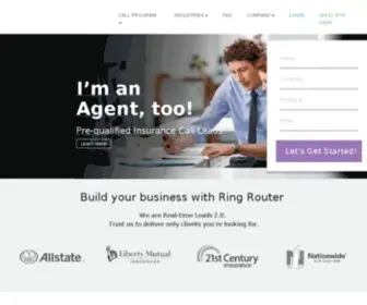 Ringrouter.com(Pay Per Call Leads) Screenshot