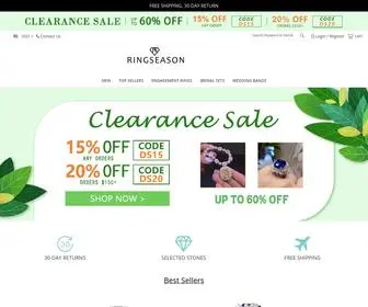 Ringseason.com(Wedding Jewelry Online) Screenshot