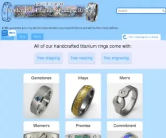 Ringsforever.com(Titanium Wedding Rings) Screenshot