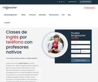 Ringteacher.com(Aprender inglés online) Screenshot