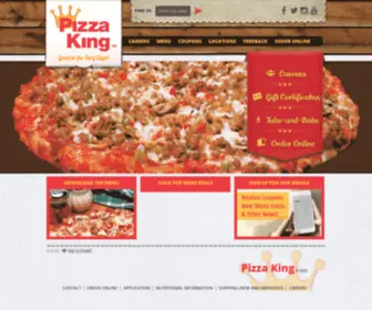 Ringtheking.com(Pizza King) Screenshot