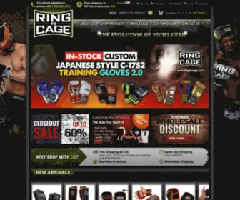 Ringtocage.com(The Evolution of Fight Gear) Screenshot