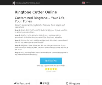 Ringtonecutteronline.com(Ringtonecutteronline) Screenshot