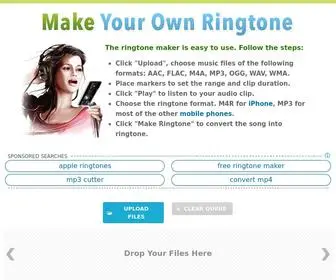 Ringtonemaker.com(Free Ringtone Maker) Screenshot