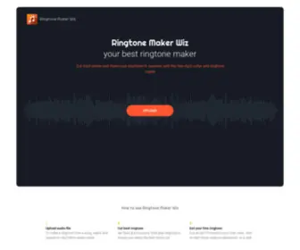 Ringtonemakerwiz.com(Your best ringtone maker) Screenshot