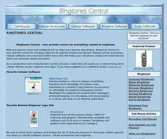 Ringtones-Central.com(Ringtones Central) Screenshot